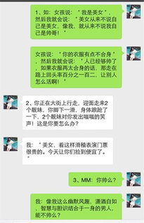 追二婚女人的微信聊天