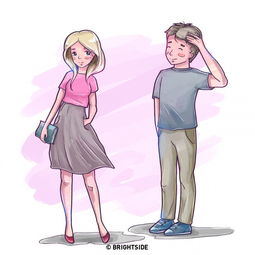 男生老往你方向瞟 男生时不时瞟女生说明
