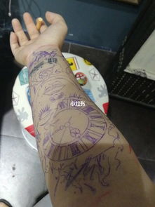 男生超好看半臂纹身 男生小手臂纹身简约
