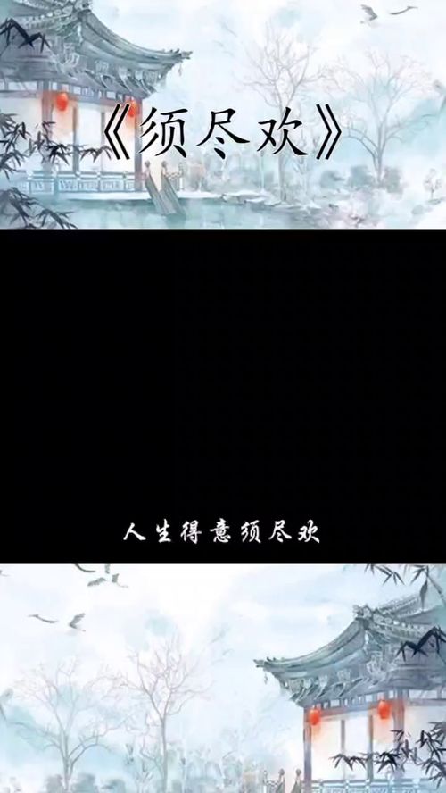 须尽欢是指爱情吗 须尽欢是分手的歌吗