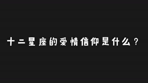 爱情的信仰是什么(爱情信仰是什么)
